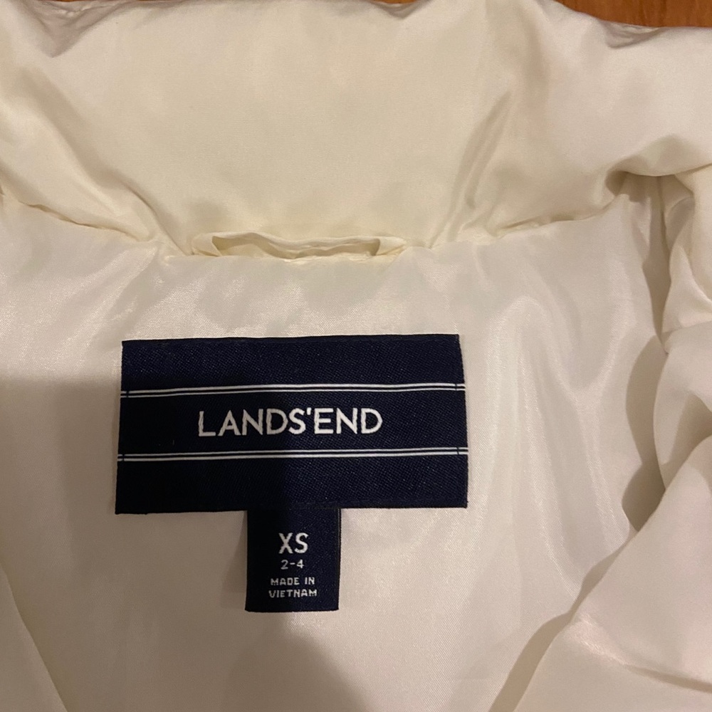Land’s End Down Puffer Coat, Jacket Winter White - image 5